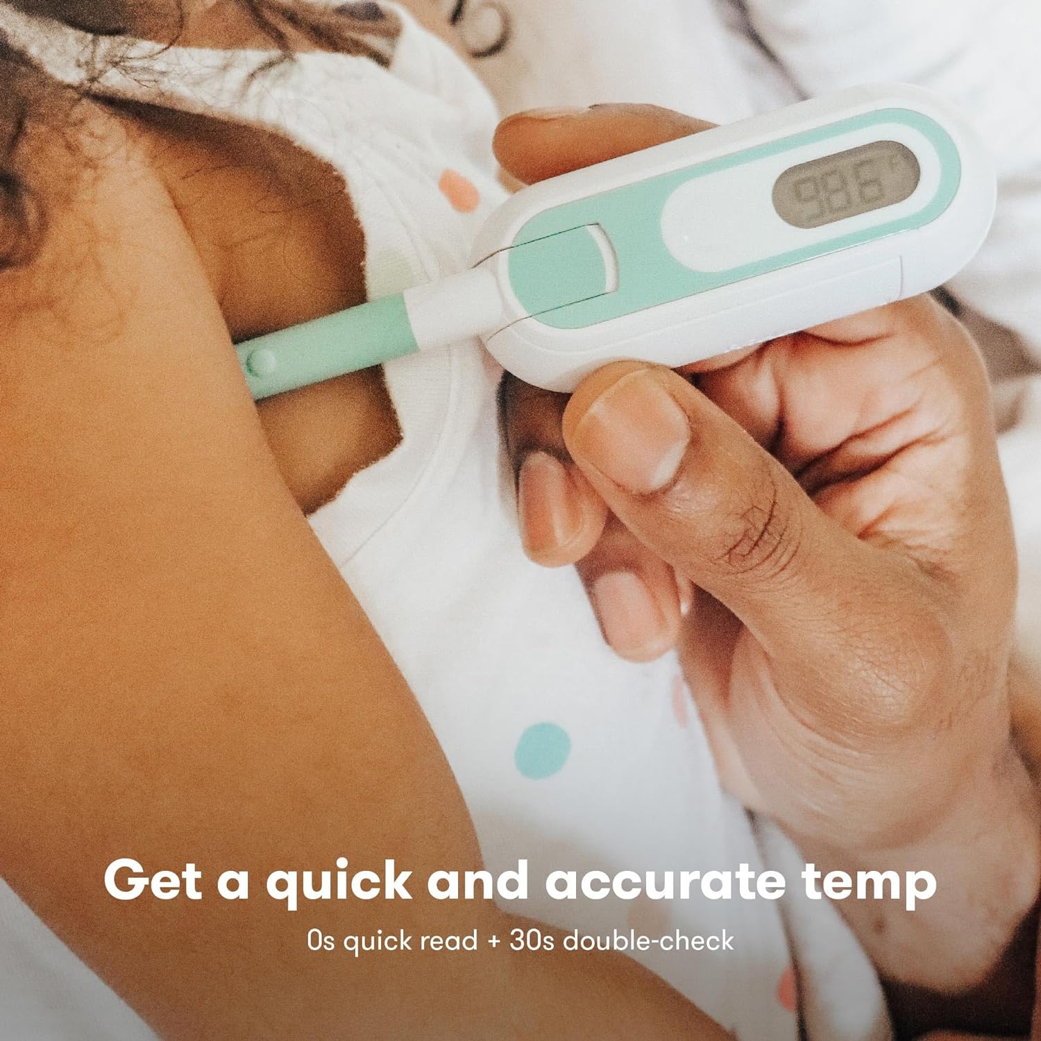 FridaBaby 3-in-1 True Temp Digital Thermometer for Fevers, Babies & Kids (Rectal, Underarm + Oral) : Baby