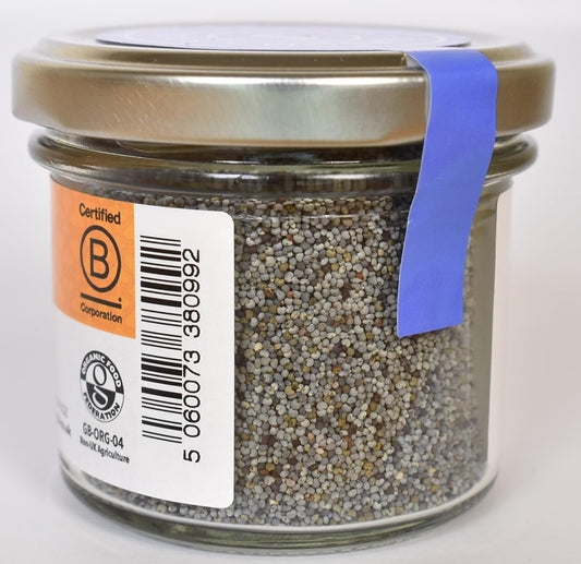 Steenbergs Organic Blue Poppy Seeds 60G Standard Jar