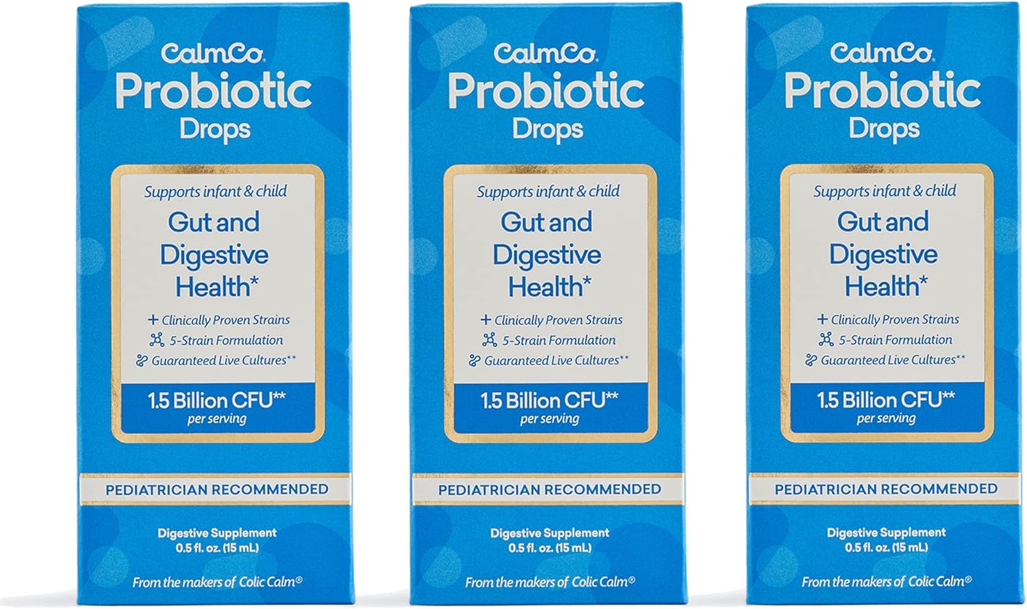 Infant & Child Probiotic Drops for Gut & Digestive Health, 0.5 fl oz (Pack of 2)