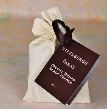 Steenbergs Para'S Special Wynad Black Pepper - Calico Bag 50G
