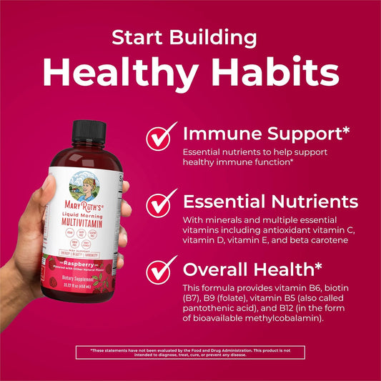 Multivitamin For Women Men & Kids | Vegan, Sugar Free | Womens Multivitamin & Multimineral | Vitamins For Women | Beauty & Energy Women'S Multivitamin | Daily Multivitamins | Non-Gmo | 15.22 Fl Oz
