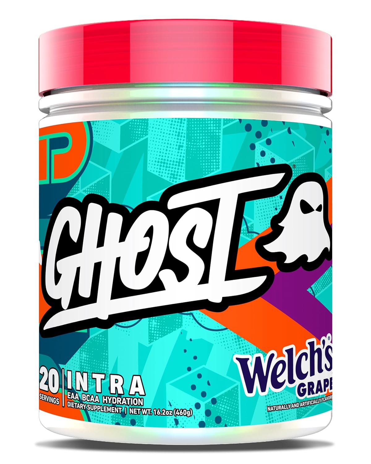 Ghost Intra Workout Powder, Welch'S Grape - Bcaa & Eaa, Nootropics & Hydration - Essential Amino Acids Supplement Supports Muscle Recovery & Focus - Pre, Intra & Post Workout Powders For Men & Women