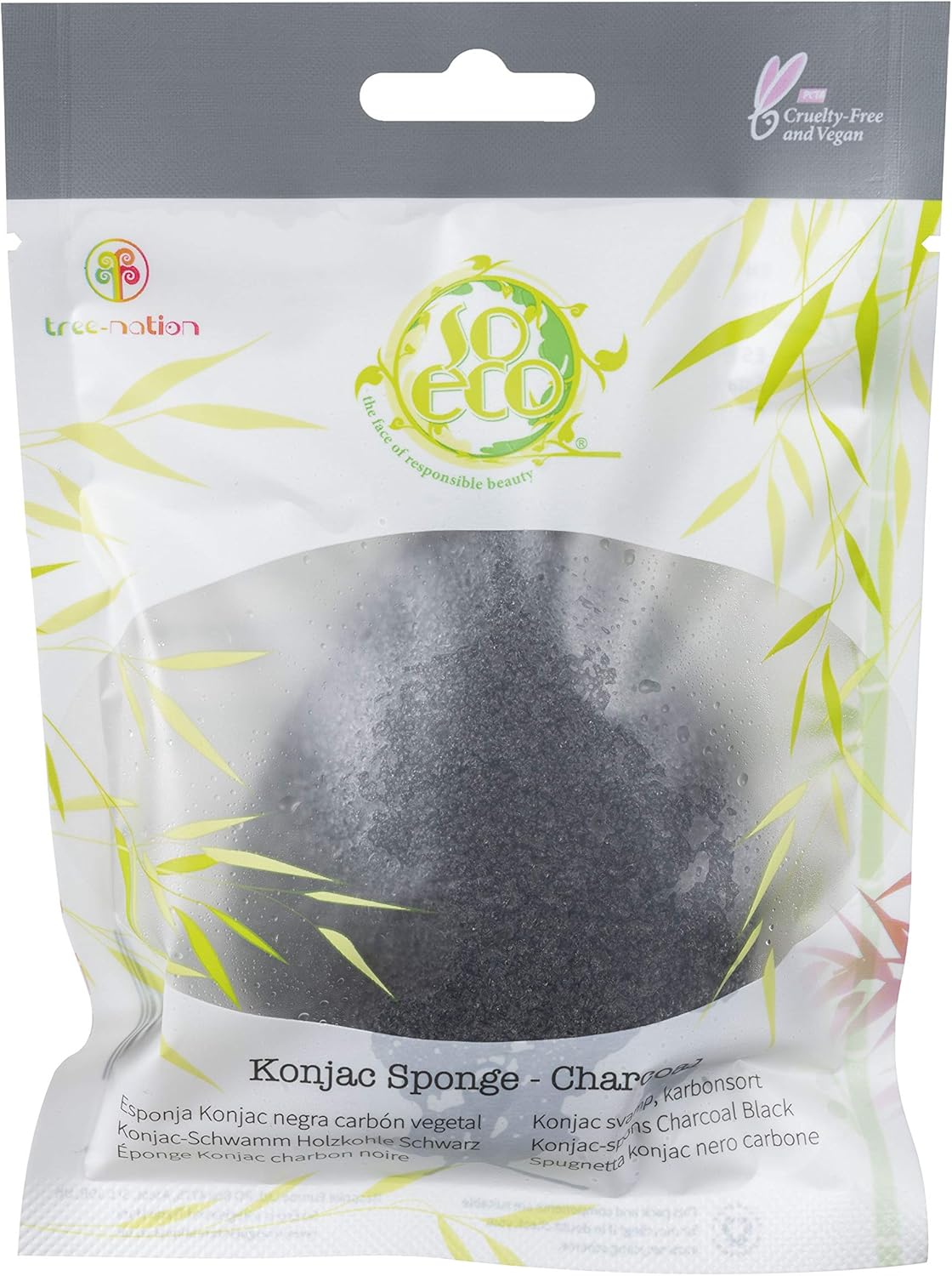 Konjac Sponge - Charcoal