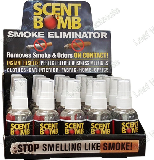 Scent Bomb 2 oz On Contact Smoke & Odor Eliminator 20 Ct Display