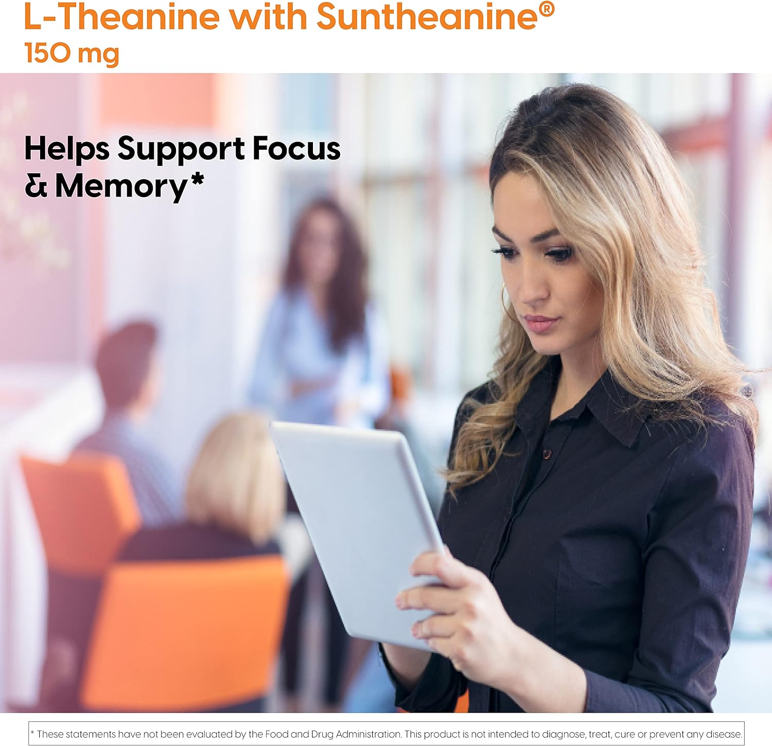 Doctor's Best L-Theanine Contains Suntheanine, Helps Reduce Stress & Sleep, Non-GMO, Gluten Free, Vegan, 150 mg (DRB-00197), 90 Count : Health & Household