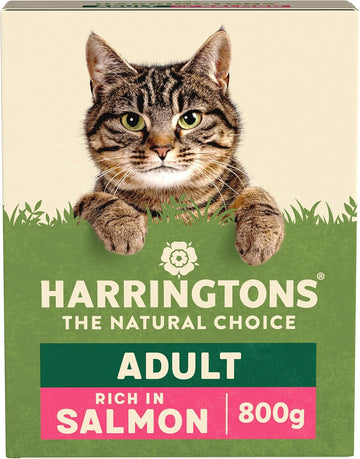 Harringtons Complete Dry Cat Food with Freshly Prepared Salmon - 5x800g?HARRCATS-B800