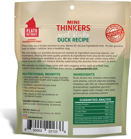 Plato Mini Thinkers Duck Recipe 3Oz, Natural (850002221336)