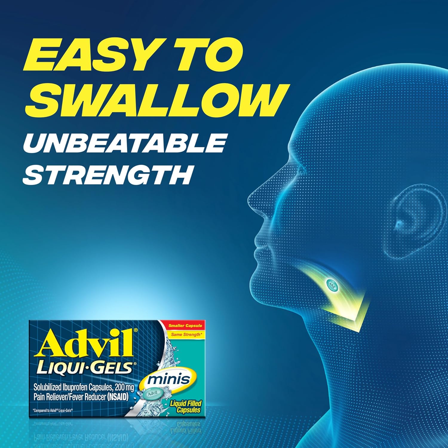 Advil Pain Reliever And Fever Reducer, Pain Relief Medicine With Ibuprofen 200Mg For Headache, Backache, Menstrual Pain And Joint Pain Relief - 200 Coated Tablets : Health & Household
