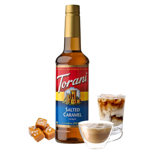 Torani Syrup, Salted Caramel, 25.4 Ounces (Pack Of 4)