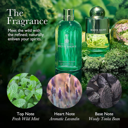 Molton Brown Wild Mint & Lavandin Bath & Shower Gel 10 Fl. Oz