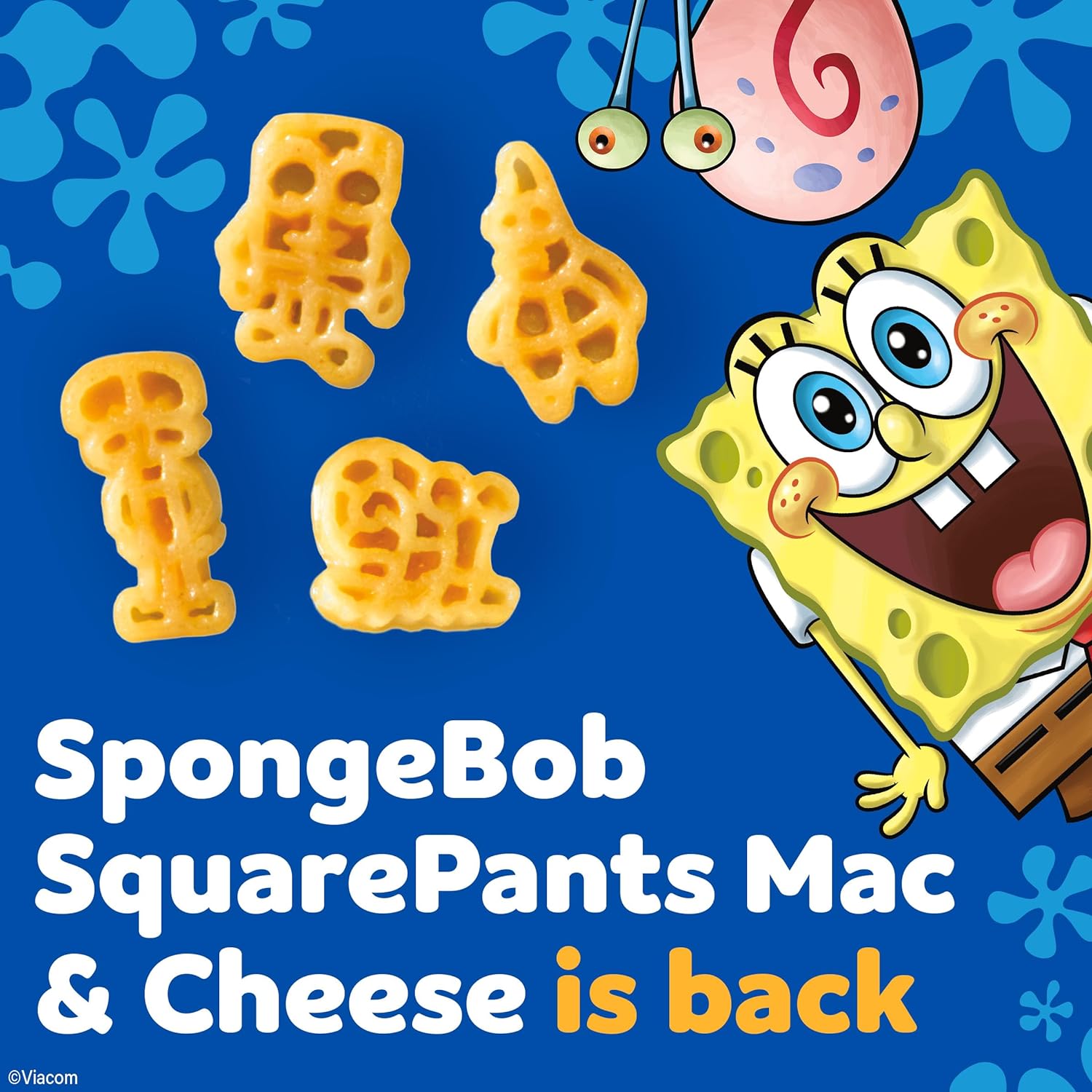 Kraft Macaroni & Cheese Spongebob SquarePants Shapes Dinner, (4 ct Pack, 1.9 oz Cups), packaging may vary : Everything Else