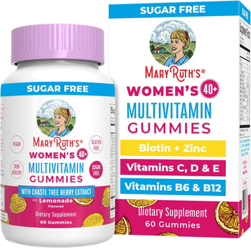 Maryruth Organics, Sugar Free, Vegan Vitamin Gummy, Immune Support Daily Multivitamin + Chasteberry, Hair, Skin And Nail For Women, 60 Count, Pack Of 1