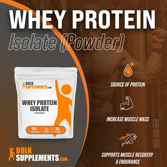 BulkSupplements.com Hydrolyzed Whey Protein Isolate - Whey Isolate Pro