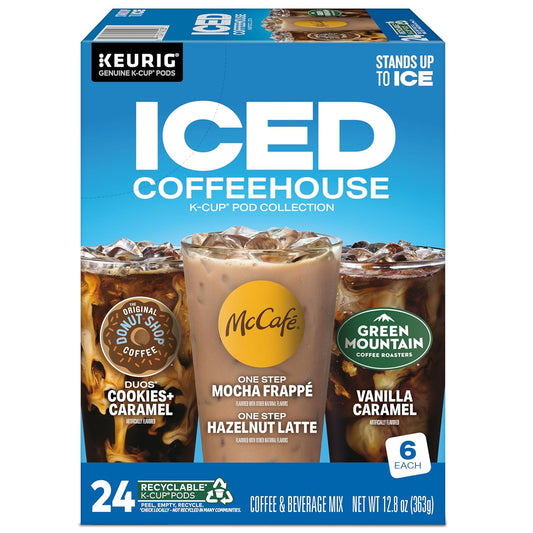 Keurig Iced Coffee, Single-Serve K-Cup Pods Variety Pack, 24 Count