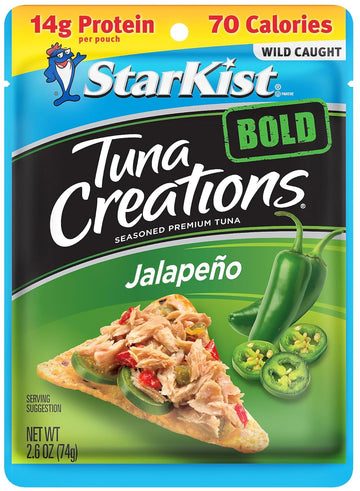 StarKist Tuna Creations Bold, Jalapeño, 2.6 Ounce (Pack of 24)