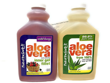 Thisnthat Aloe Vera Juice Bundle Includes: (1) 32Oz Fruit Of The Earth Original (1) 32Oz Wild Berry & Thisnthat Recipe Card