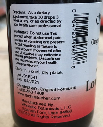 Lower Bowel (Replaces Fen Lb Extract) - 2 Oz - Liquid