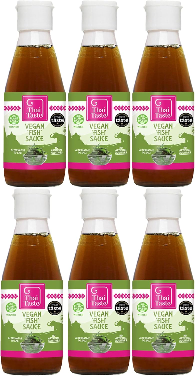 Thai Taste Vegan Fish Sauce 180Ml - Pack Of 6