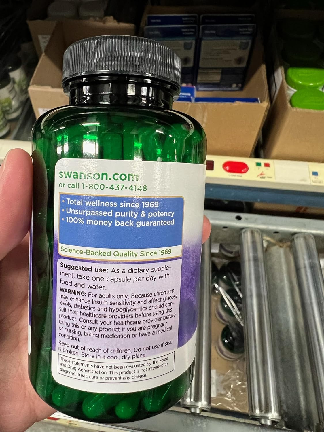 Swanson Chromium Picolinate - Natural Supplement - (200 Capsules, 200Mcg Each)