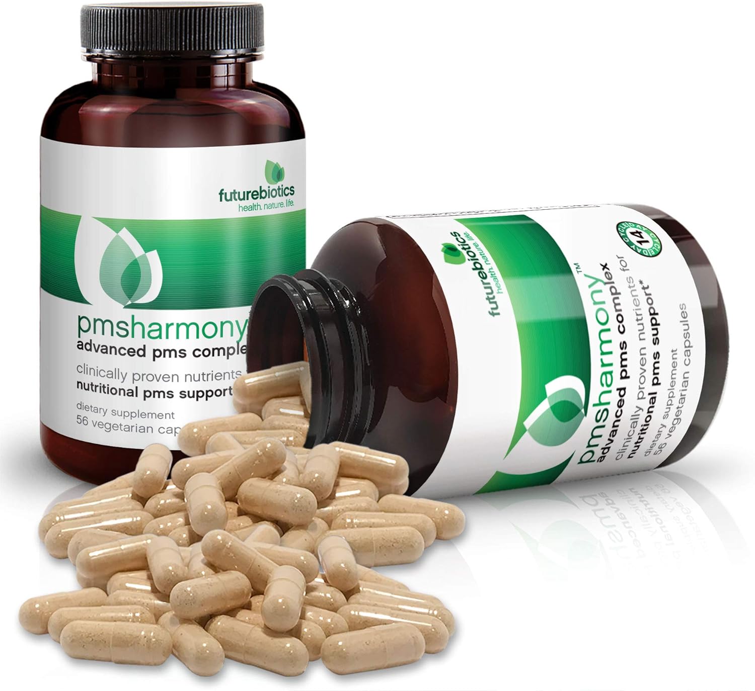 Futurebiotics PMSHarmony, PMS & Hormone Support 56 Vegetarian Capsules : Health & Household