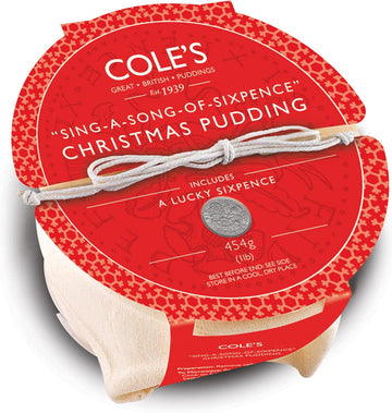 Coles Sing A Song Of Sixpence Christmas Pudding 454G