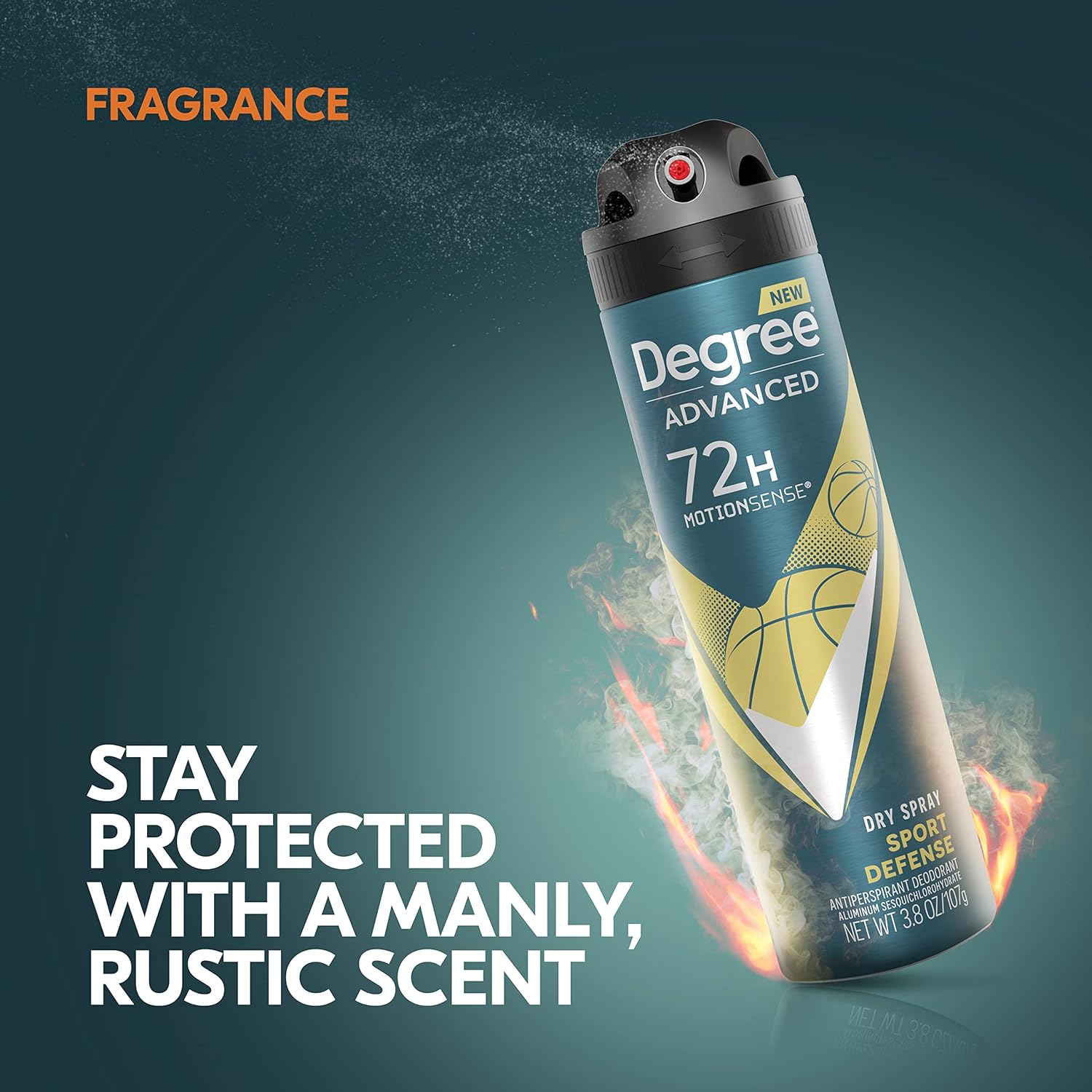 Degree Men Antiperspirant Deodorant Dry Spray Sport Defense 3 count Deodorant for Men 3.8 oz : Beauty & Personal Care