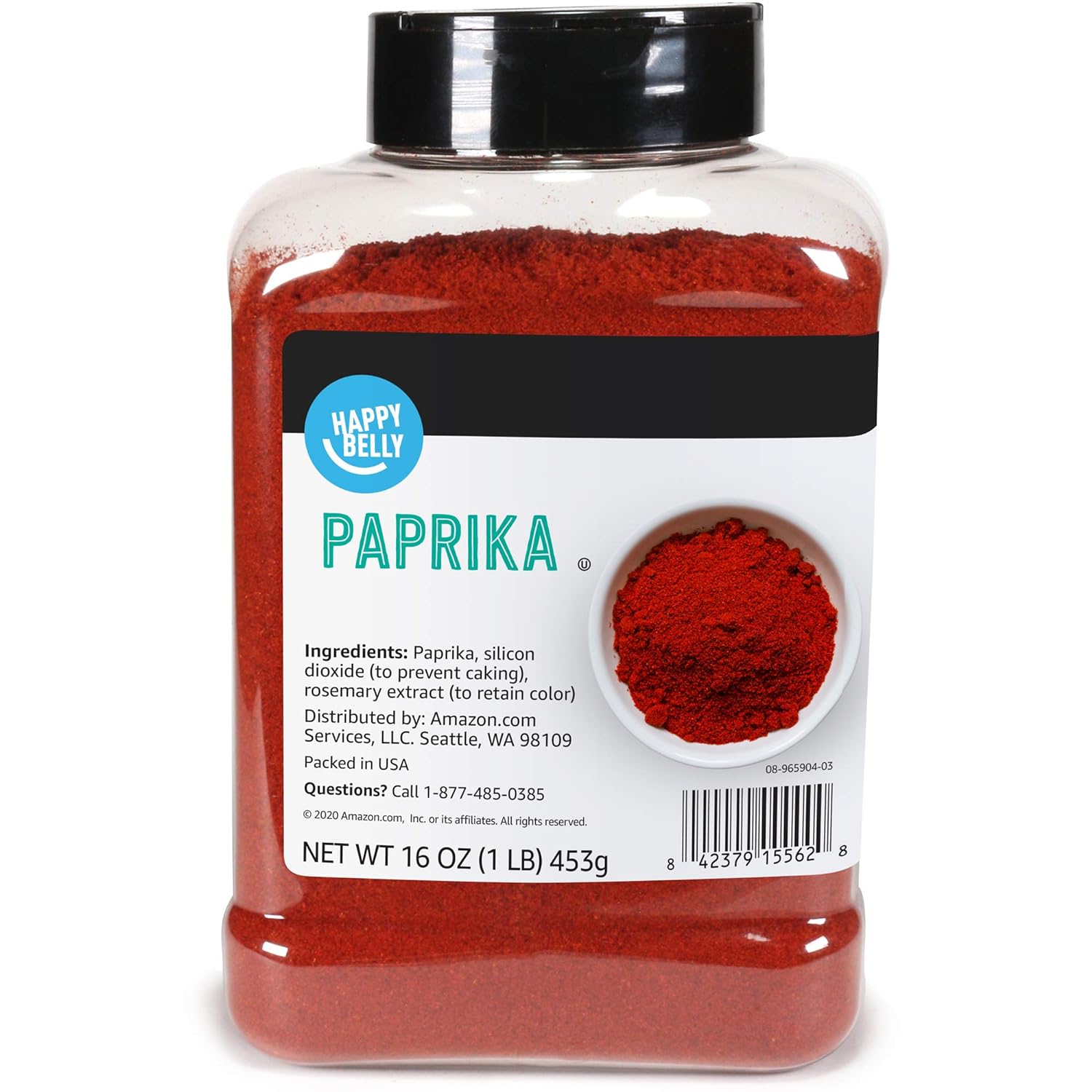 Amazon Brand - Happy Belly Paprika, 16 Ounce (Pack Of 1)