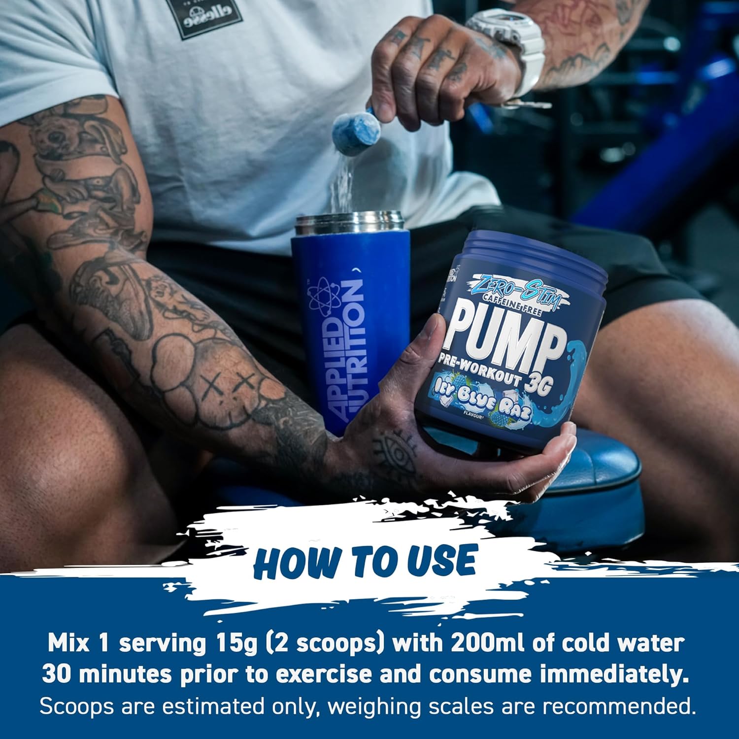 Applied Nutrition Pump 3G Pre Workout - Energy, Focus & Performance (375g - 25 Servings) (Fruit Burst) : Amazon.co.uk: Health & Personal Care