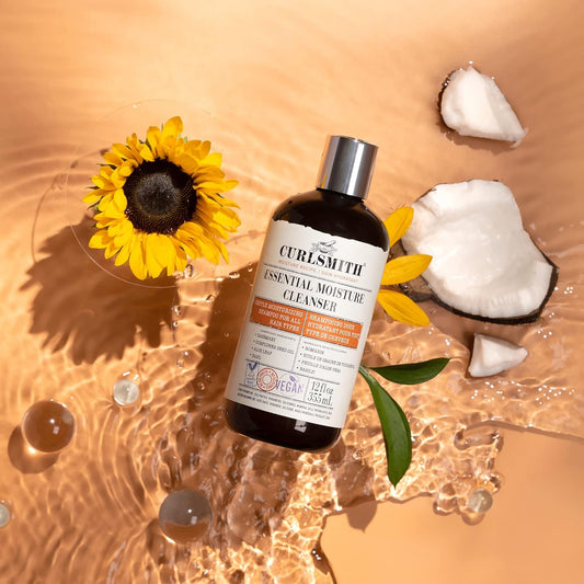 Curlsmith - Essential Moisture Cleanser, Gentle Nourishing Shampoo For Wavy, Curly And Coily Hair, Vegan (355Ml)