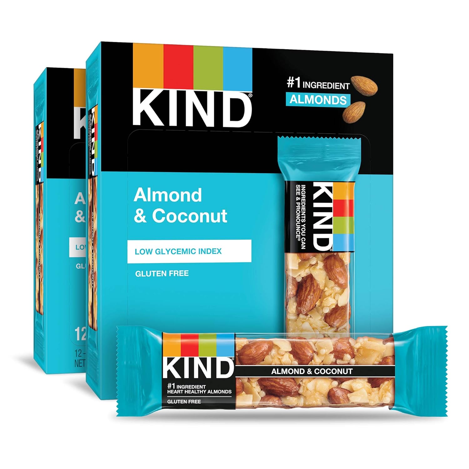 Kind Bars, Almond & Coconut, Healthy Snacks, Gluten Free, 24 Count