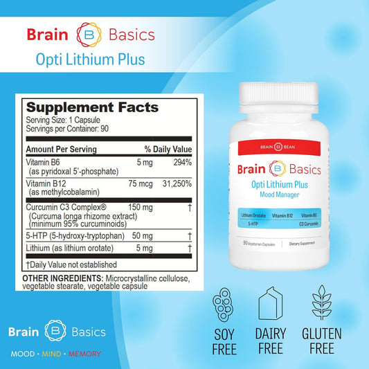 Opti Lithium Plus: Supercharge Brain Health With Enhanced Nutrient Absorption For Optimal Well-Being