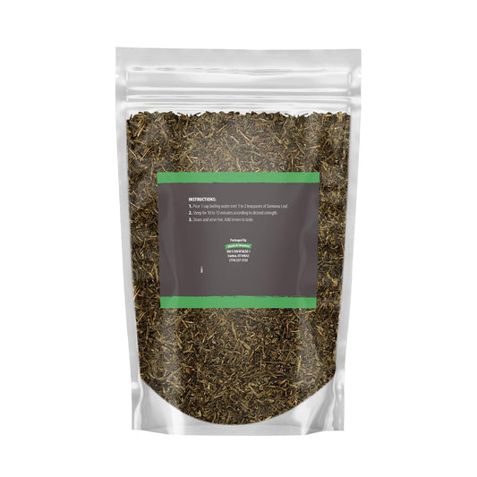 Birch & Meadow 8Oz Of Damiana Leaf, Cut & Sifted, Herbal Tea