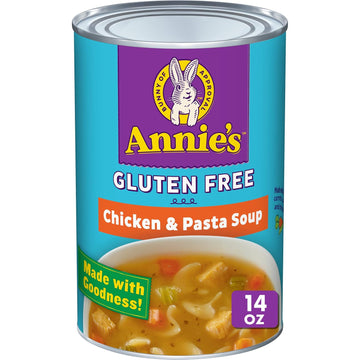 Annie’S Gluten Free Chicken & Pasta Canned Soup, Ready To Serve, 14 Oz