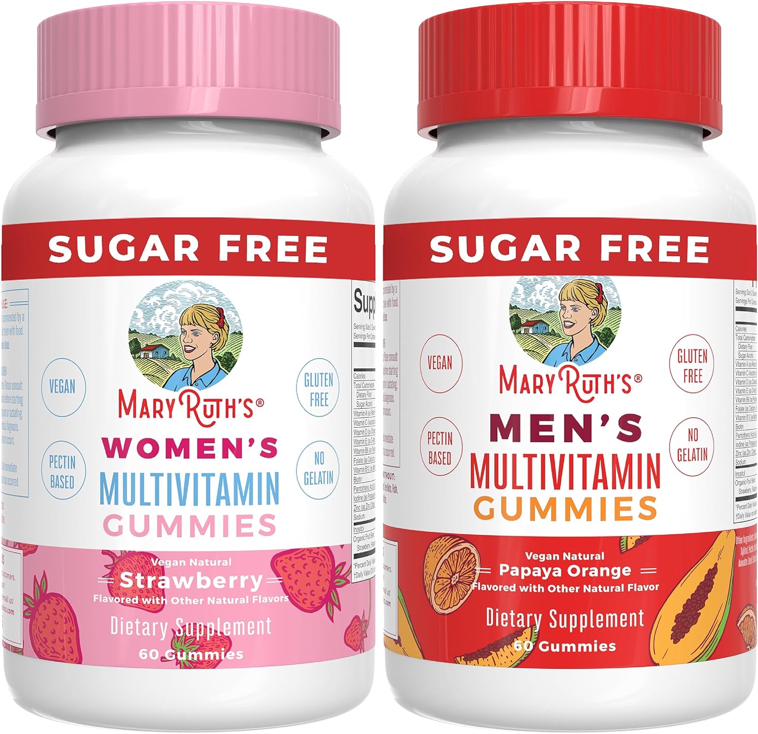 Maryruth Organics Women'S Multivitamin Gummies & Women'S Multivitamin Liposomal Bundle, Daily Vegan Supplement Hair, Skin And Nail, Liquid Vitamins For Immune Support, Cognitive Health & Mood Balance