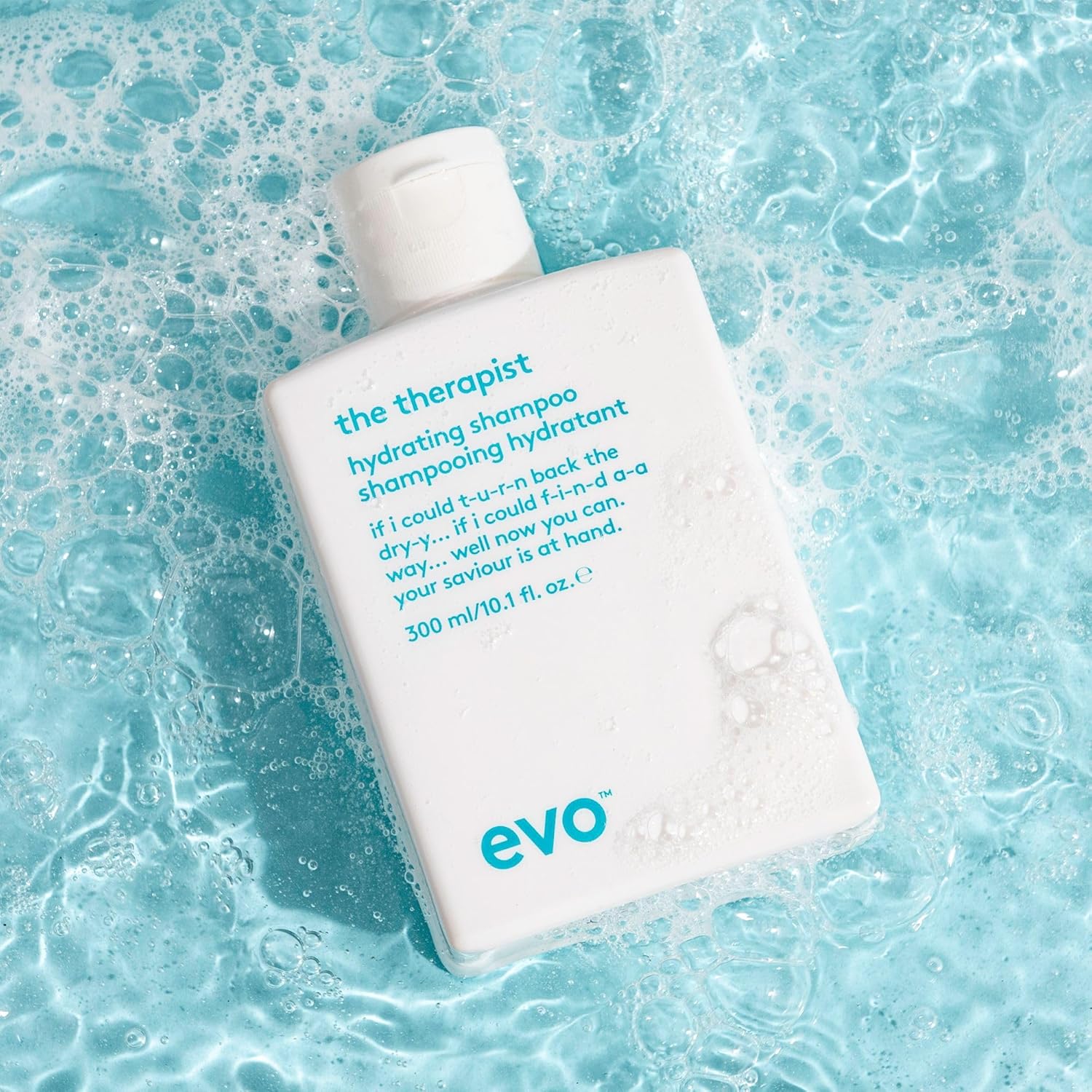 EVO The Therapist Hydrating Shampoo & Conditioner - Hydrates, Strengthen and Softens Whilst Improving Shine - Protects Colour Treated Dry Hair, Helps to Detangle - 300ml / 10.1fl.oz : Beauty & Personal Care