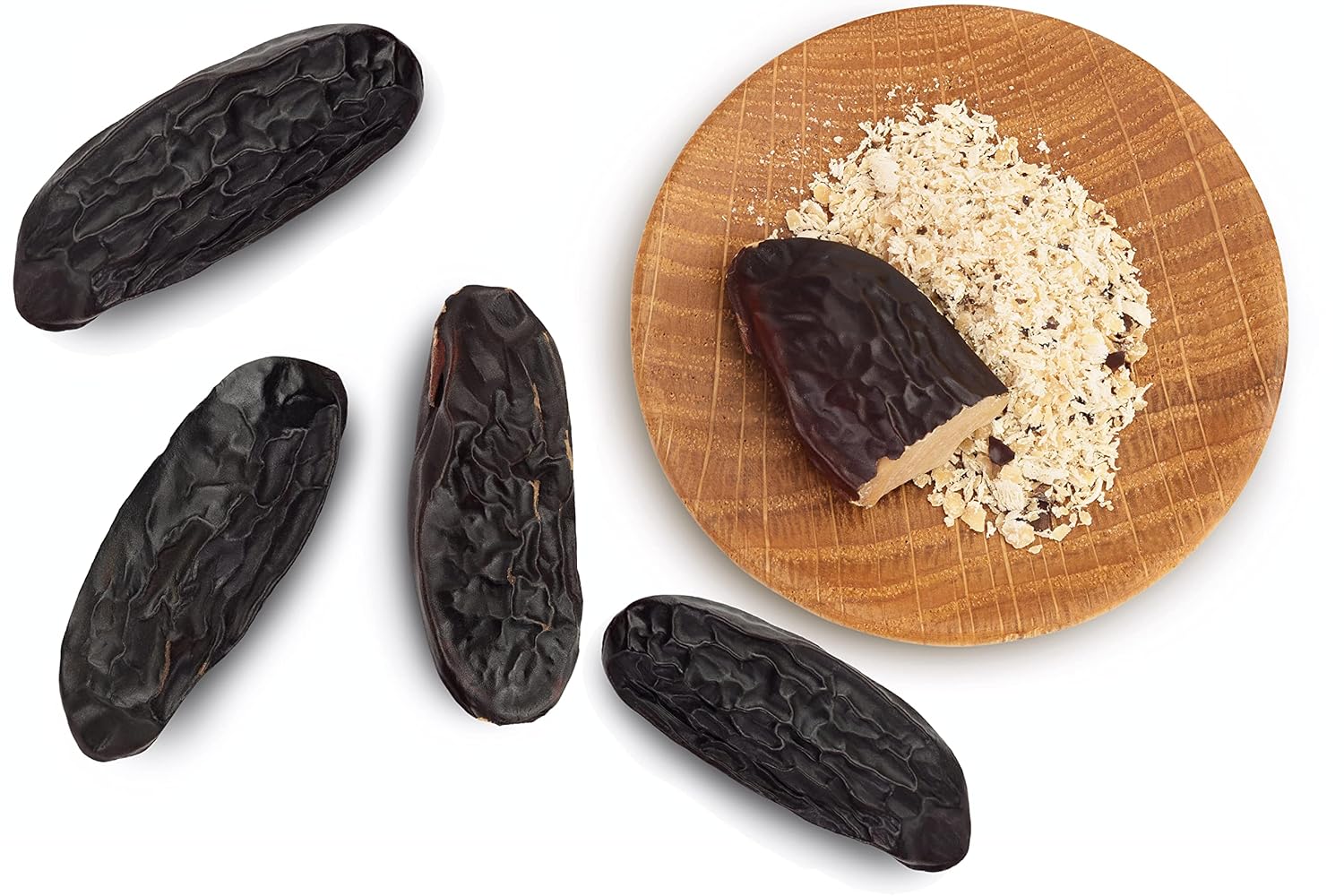 5 Premium Tonka Beans - Whole Natural Tonka Beans - 100% Raw & Pure Tonquin, Strong Fragrance (Dipteryx Odorata Tonkin Pods). Edible Premium Food-Grade Cumaru Kumaru Tonka Beans For Cuisine