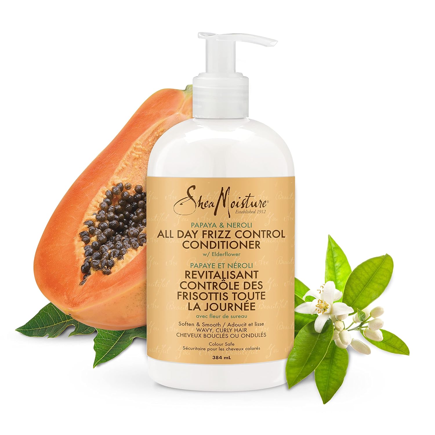 SheaMoisture Frizz Control Conditioner for Dry Hair, Papaya and Neroli, Sulfate Free Conditioner , 13.0 fl Ounce : Beauty & Personal Care