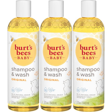 Burt'S Bees Baby Calming Shampoo And Wash With Lavender, Tear-Free, 12 Fluid Ounces