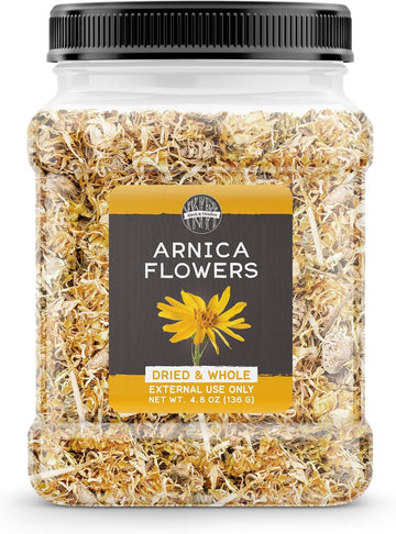 Birch & Meadow Arnica Flowers, 4.8 Oz, Whole Flowers, Decorative, Salves & Poultices