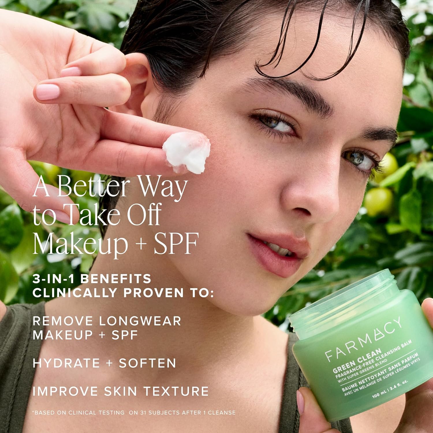 Farmacy Deep Double Cleanse Skincare Gift Set - Green Clean Makeup Remover Cleansing Balm & Whipped Foaming Face Wash For Oily Skin - Melts Away Makeup & Helps Promote Healthy Skin (2 Count) : Beauty & Personal Care