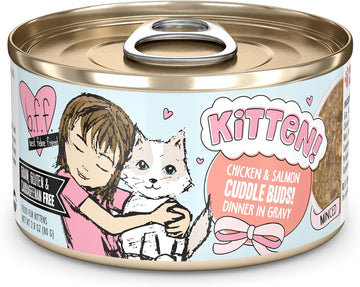 Weruva B.F.F. Kitten Cuddle Buds, 2.8Oz Can (Pack Of 12)