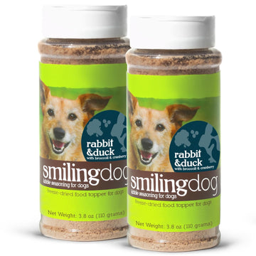 Herbsmith Bone Broth Kibble Seasoning - Freeze Dried Meat + Bone Broth Powder For Dogs - Diy Raw Coated Kibble Mixer - Chicken 3.5 Oz [Bundle X2 Units]