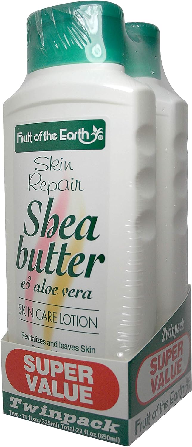 Fruit Of The Earth Bogo Lotion Shea Butter 11 Ounce (325Ml) (2 Pack)