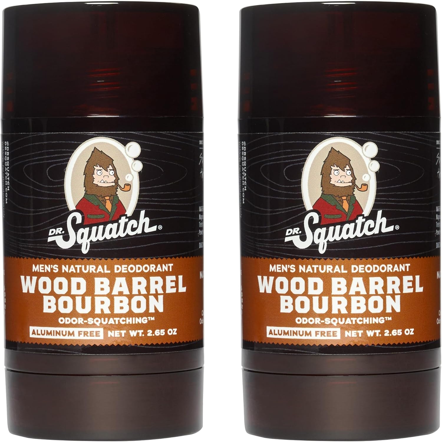 Dr. Squatch Natural Deodorant For Men 2 Pack Fresh Falls – Odor-Squatching Men'S Deodorant Aluminum Free (2.65 Oz, 2 Pack)