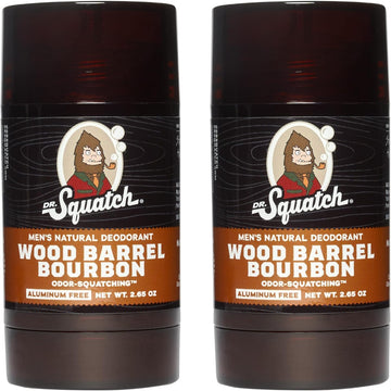Dr. Squatch Natural Deodorant For Men 2 Pack Fresh Falls – Odor-Squatching Men'S Deodorant Aluminum Free (2.65 Oz, 2 Pack)