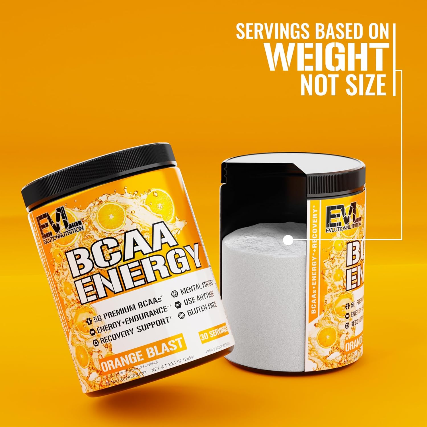 Evl Bcaas Amino Acids Powder - Bcaa Energy Pre Workout Powder For Muscle Recovery Lean Growth And Endurance - Rehydrating Post Workout Recovery Drink With Natural Caffeine - Blue Raz : Health & Household