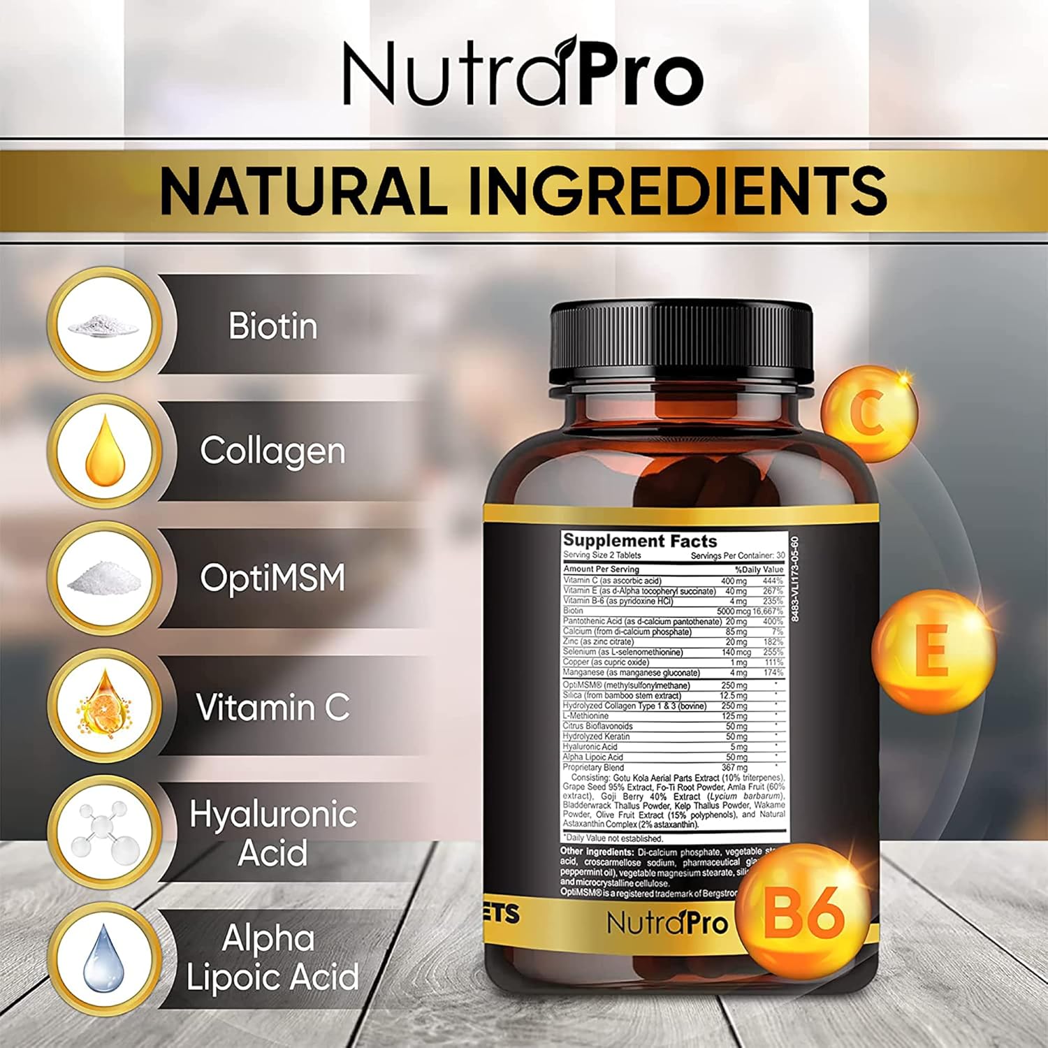 Hair Growth Vitamins For Men-Anti Hair Loss Support Vitamins Pills & Dht Blocker For Men.Regrow Hair & Beard Growth Supplement For Thicker Fuller & Stronger Hair. Support Thinning Hair With Biotin. : Beauty & Personal Care