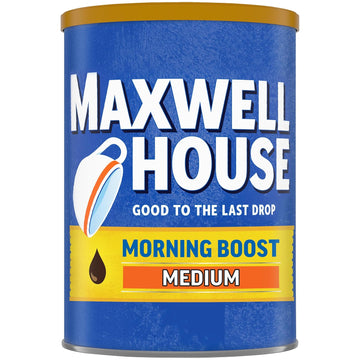 Maxwell House Morning Boost Medium Roast Ground Coffee (11.5 Oz Canister)