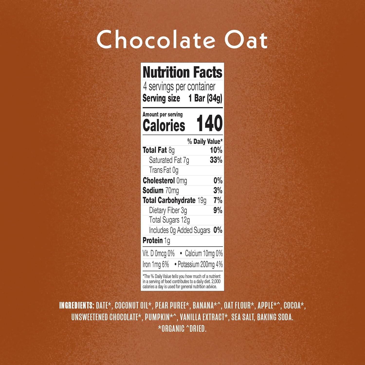 Once Upon a Farm Organic Soft Baked Kids' Bars, Chocolate Oat | 8 boxes : Baby