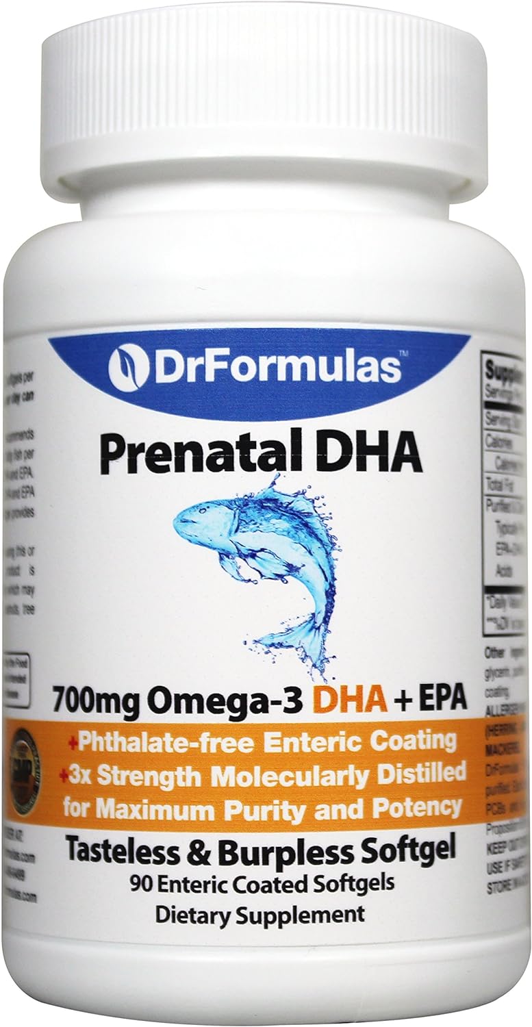 DrFormulas Best 700mg Prenatal DHA + EPA, S. American (not Nordic) Fis